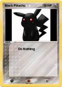 Black Pikachu