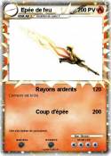 Epée de feu