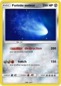 Fortnite meteor