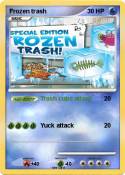 Frozen trash