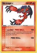 fire knight x