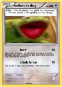 neibours dog