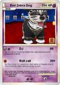 Emi Zebra Dog