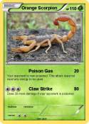 Orange Scorpion