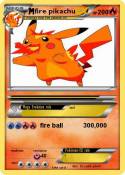 fire pikachu