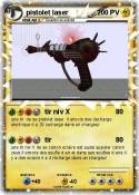 pistolet laser