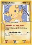 Birthday Raichu