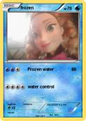 frozen