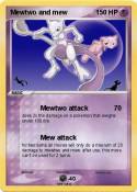 Mewtwo and mew