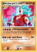 goku blue god