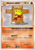 PIKACHU MORT