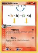 suma de binomio