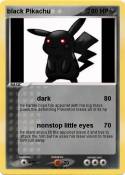 black Pikachu