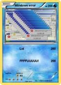 Windows error