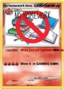 No homework