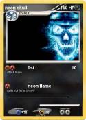 neon skull