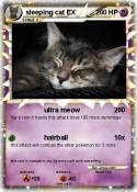 sleeping cat EX