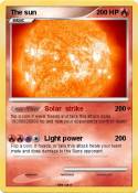 The sun
