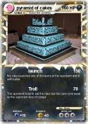 pyramid of cake