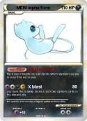 MEW alpha form