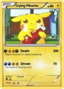 Crying Pikachu