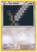 Iron sword