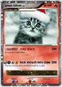 xmas kitten