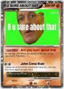 R U SURE ABOUT