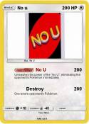No u