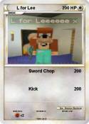 L for Lee
