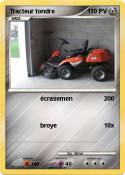 Tracteur tondre