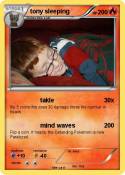 tony sleeping