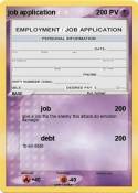 job application