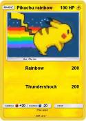 Pikachu rainbow
