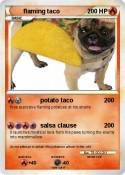 flaming taco