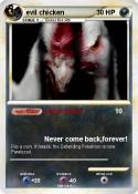 evil chicken