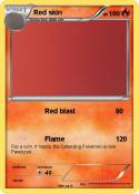 Red skin
