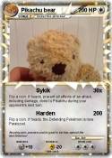 Pikachu bear
