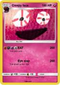 Creepy face