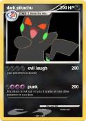 dark pikachu