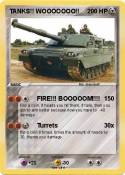 TANKS!! WOOOOOO