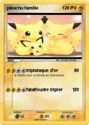 pikachu famille