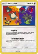 Ash's team