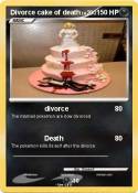 Divorce cake of