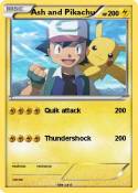 Ash and Pikachu