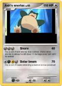 Ash's snorlax