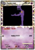 Purple man