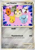 evil Pikachu