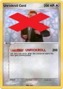 Unrickroll Card