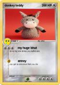 donkey teddy